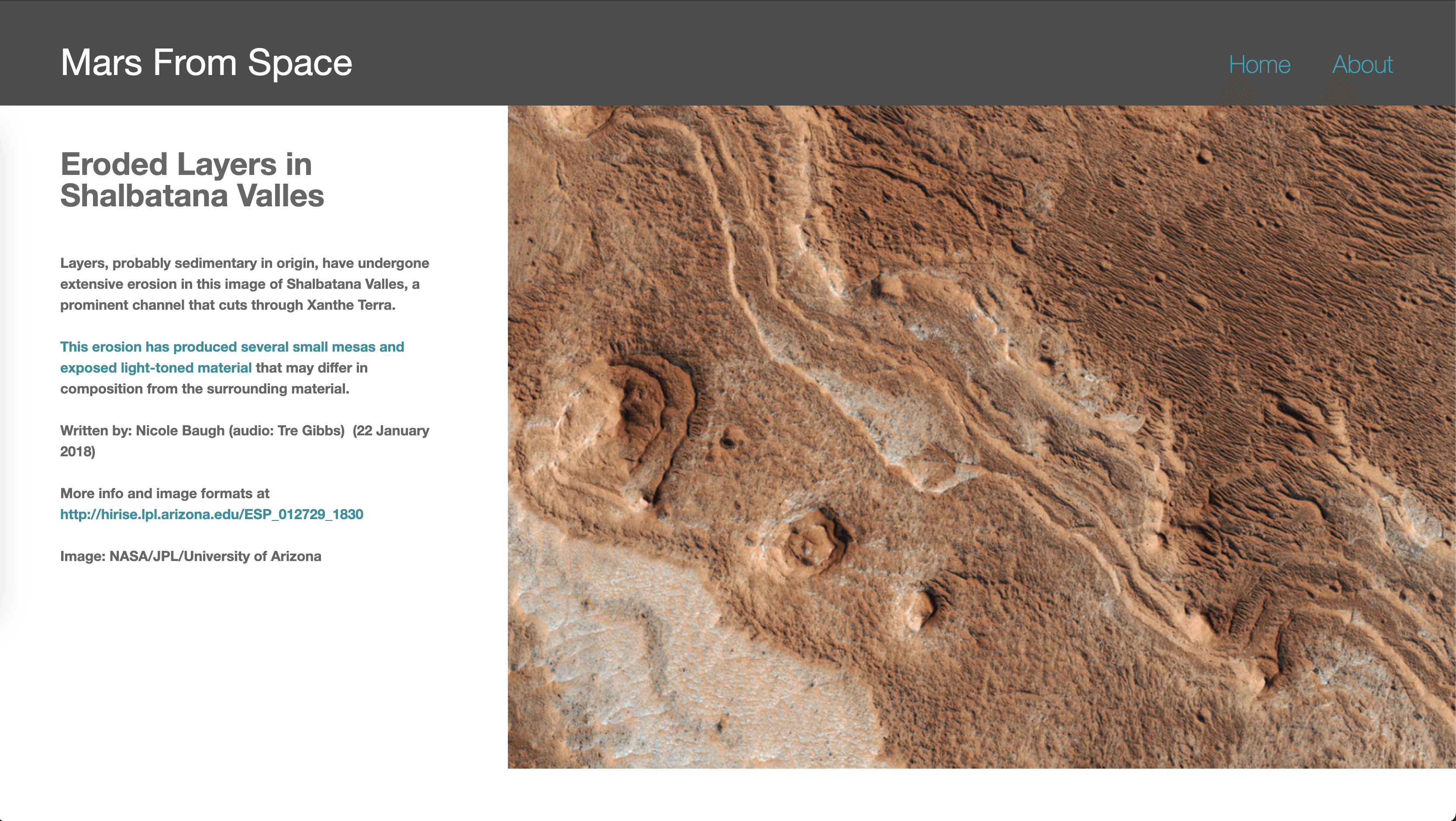 Mars from Space gallery screenshot
