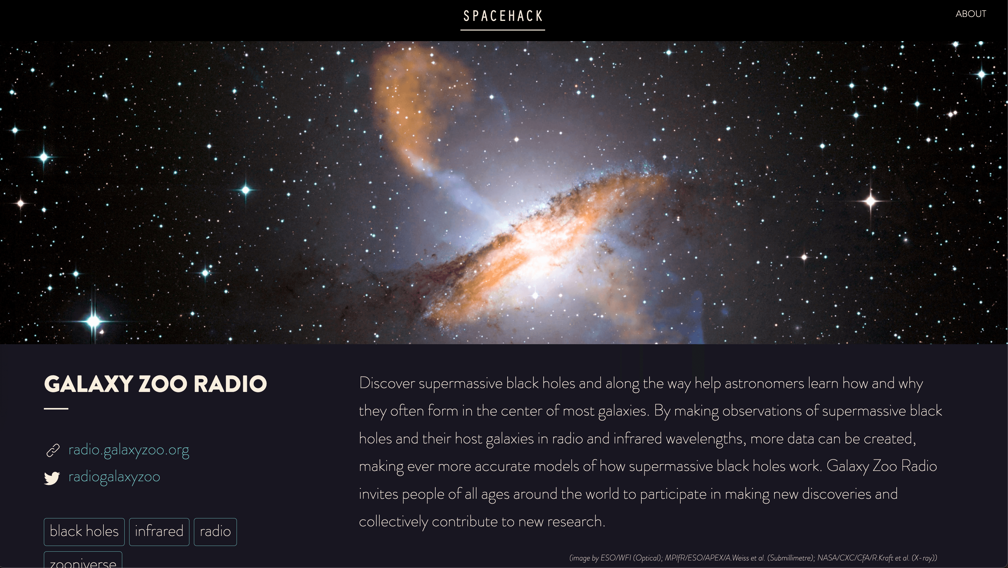 Spacehack directory screenshot